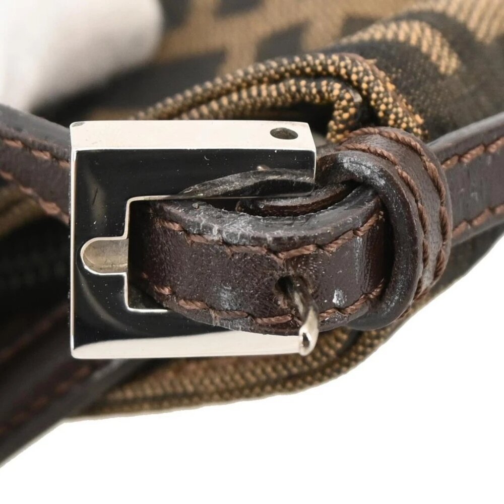 Fendi Brown Canvas Zucca Handbag - Picture 4 of 10